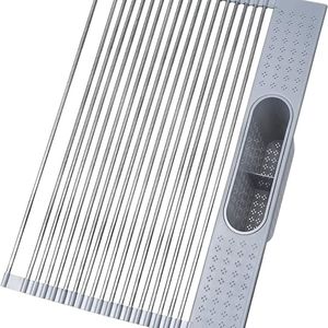 Roll up dish drying rack over the sink (346)